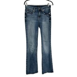 Silver Jeans Co Mid Rise Boot Cut Denim Blue Jeans
